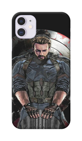 3D Apple iPhone 11 Avenger Captain America