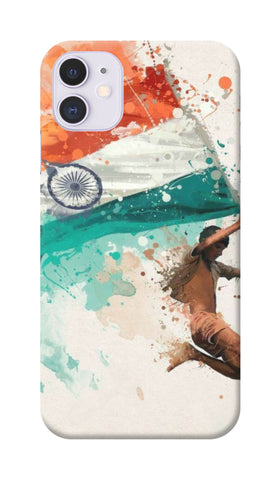 3D Apple iPhone 11 Indian Flag
