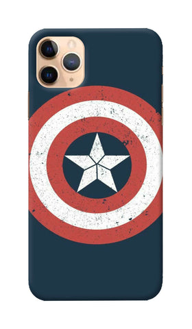 3D Apple iPhone 11 Pro  Captain Americal Shield Logo