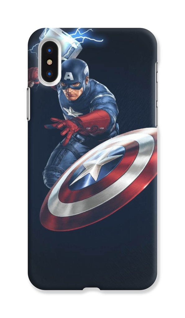 3D IPHONE XS Captain Throwing Shield
