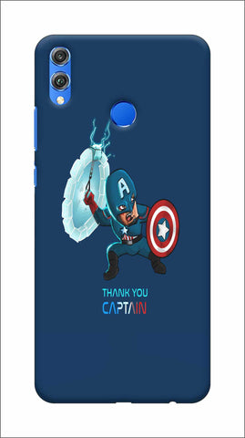 THANK YOU CAPTAIN HONOR 8X