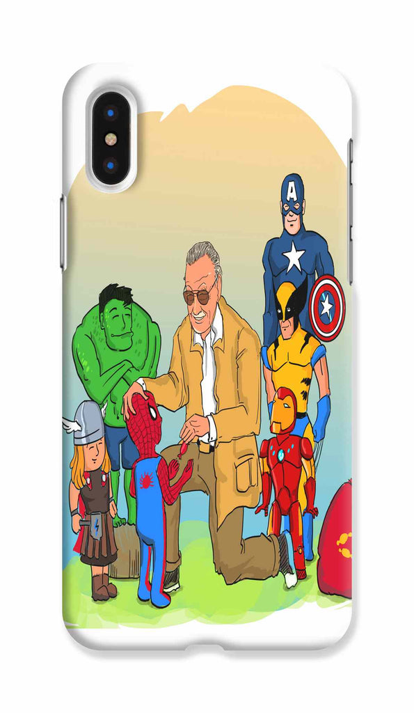 STAN LEE MARVEL FAMILY IPHONE X