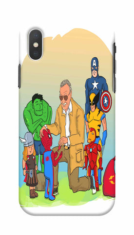 STAN LEE MARVEL FAMILY IPHONE XS MAX
